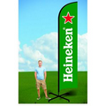 15ft Flutter Flags with X Stand-Double